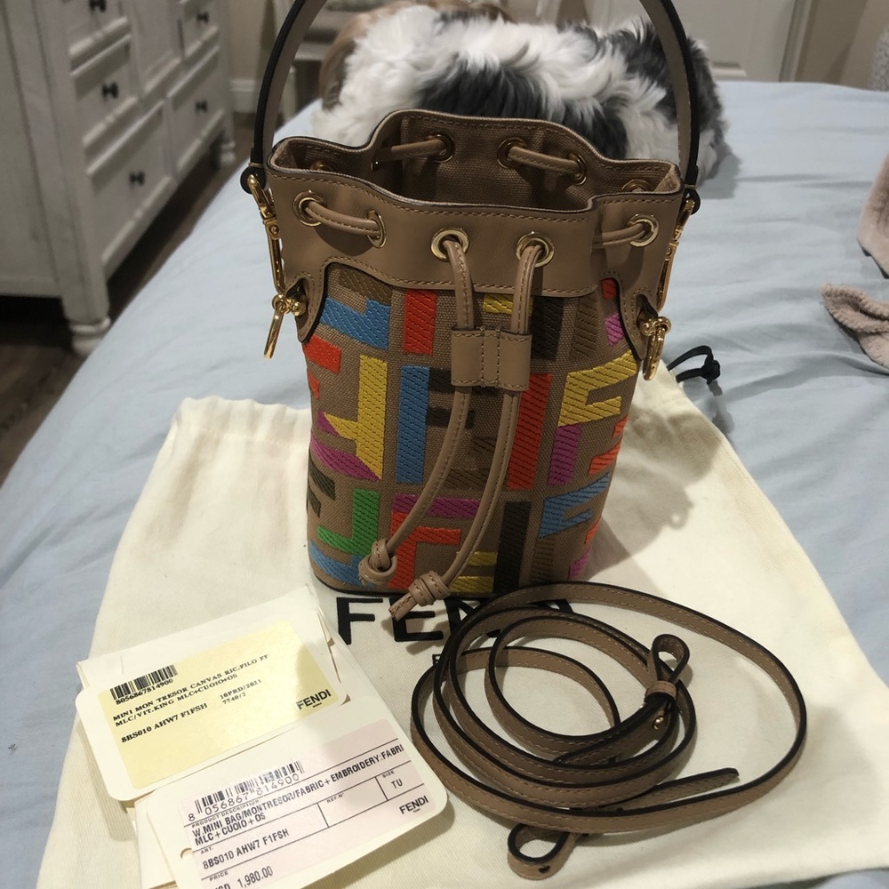 Fendi mini bucket bag